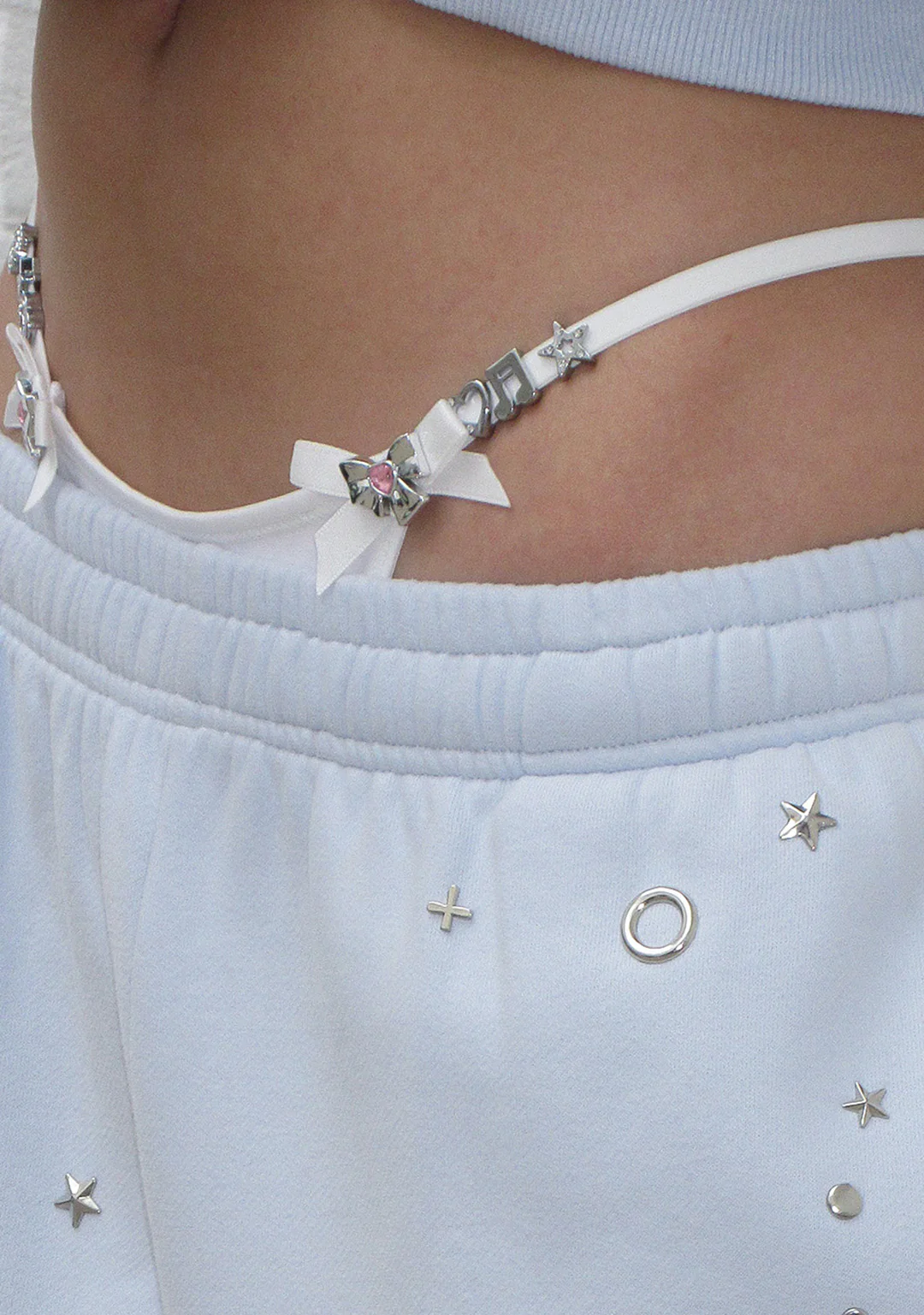 GLITCH CHARM G-STRING WHITE - Image 4