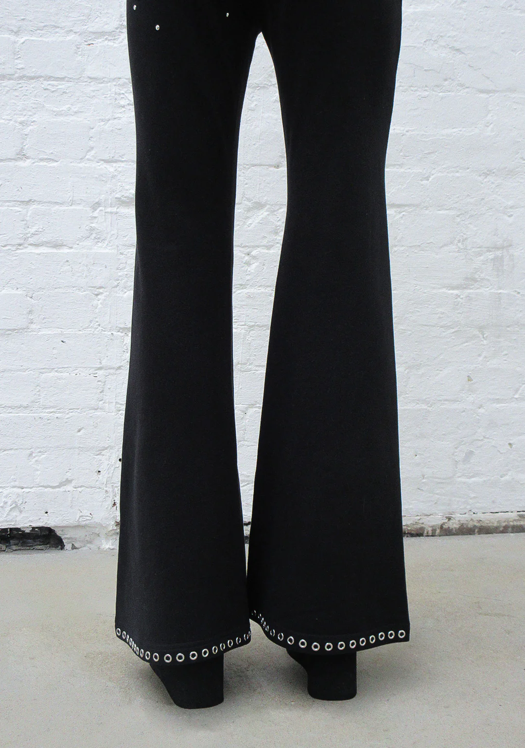 KNIGHT STUDDED FITTED PANTS BLACK - Image 5