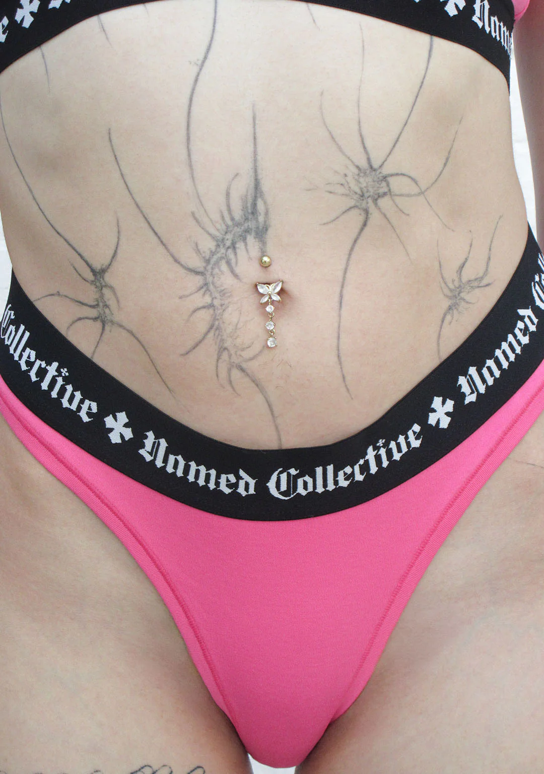 NAMED CLASSICS LOGO THONG HOT PINK - Image 2