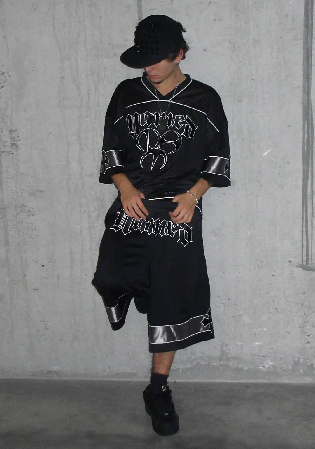 Nth ACTIVE AIRTEX MESH OVERSIZED JERSEY BLACK - Image 5