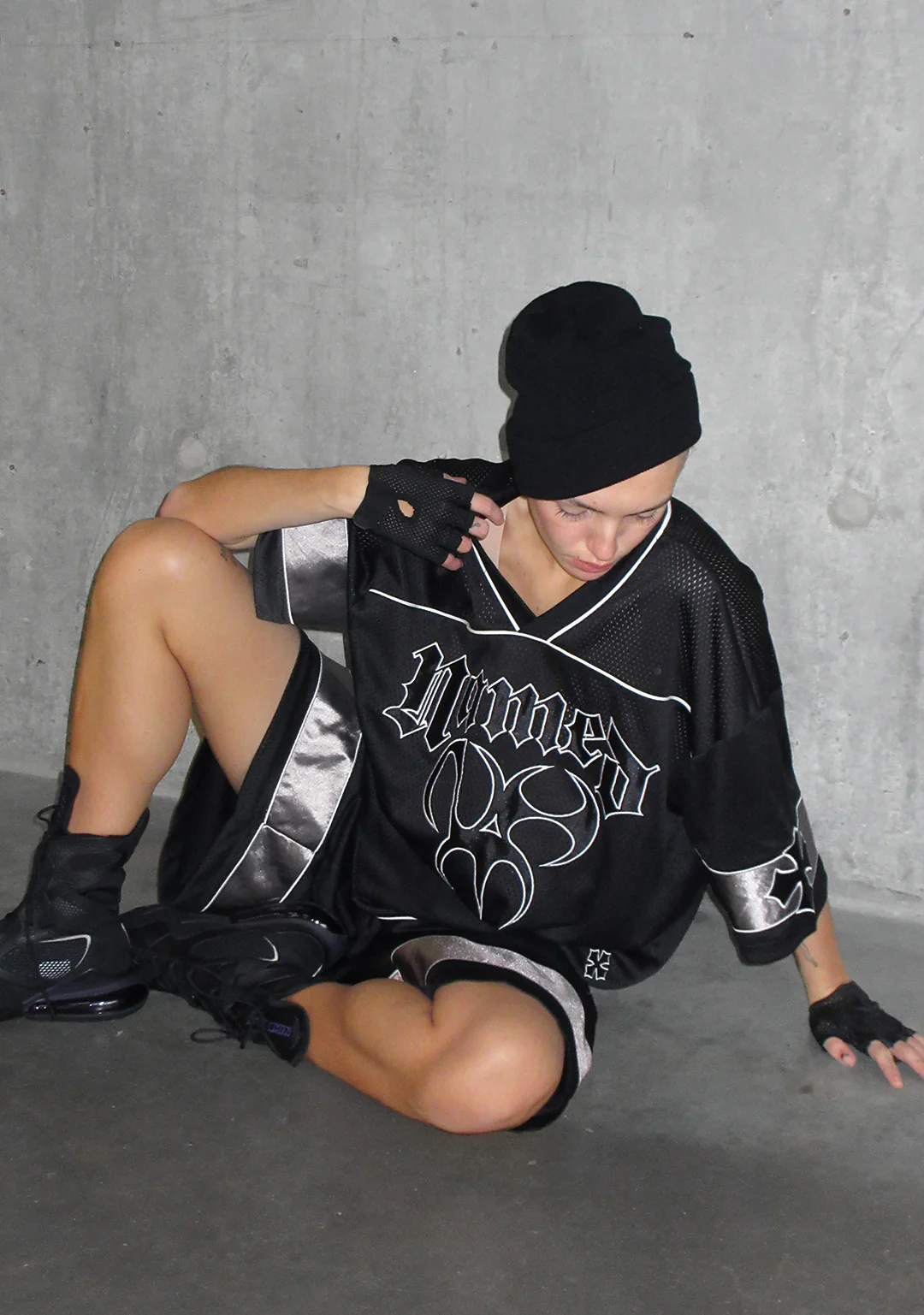 Nth ACTIVE AIRTEX MESH OVERSIZED JERSEY BLACK - Image 6