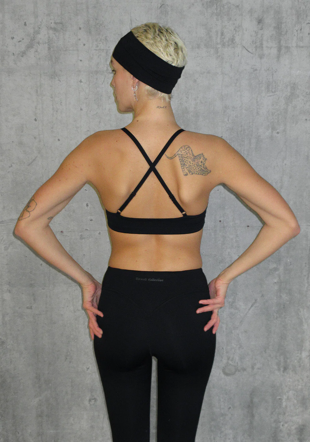 Nth ACTIVE CROSS BACK SPORTS BRA BLACK - Image 3