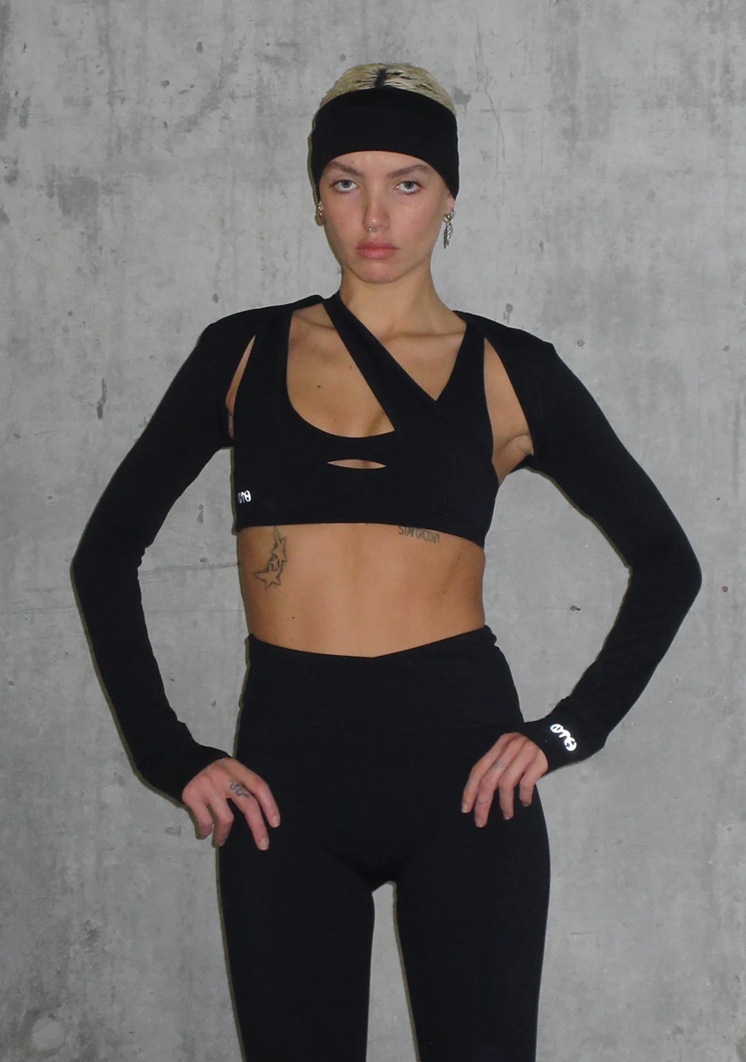 Nth ACTIVE FLARED LEGGINGS BLACK - Image 6