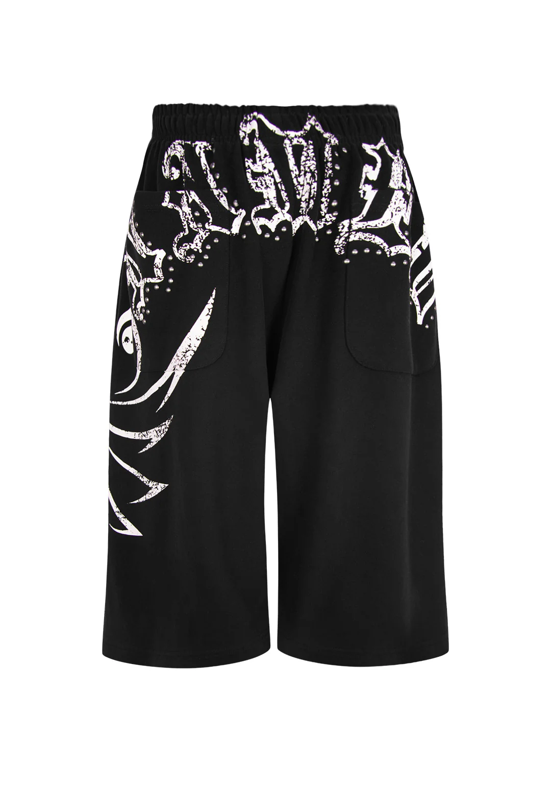OUTLAW OVERSIZED SWEATSHORTS BLACK - Image 7