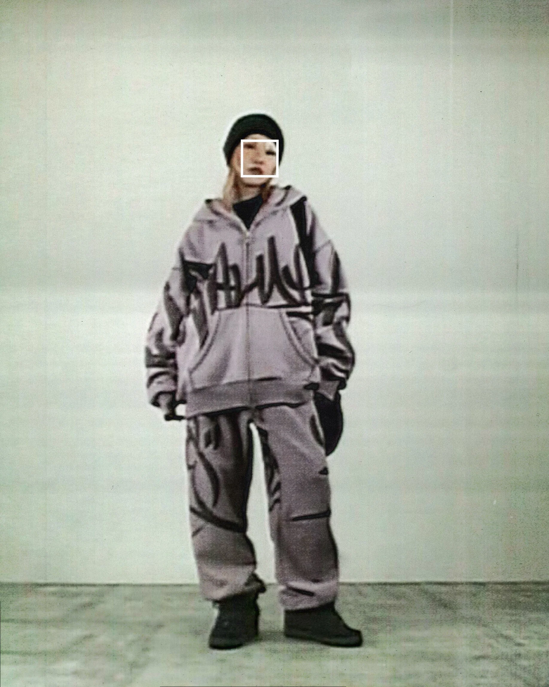 VANDALISM ZIP HOODIE FADED LILAC - Image 2