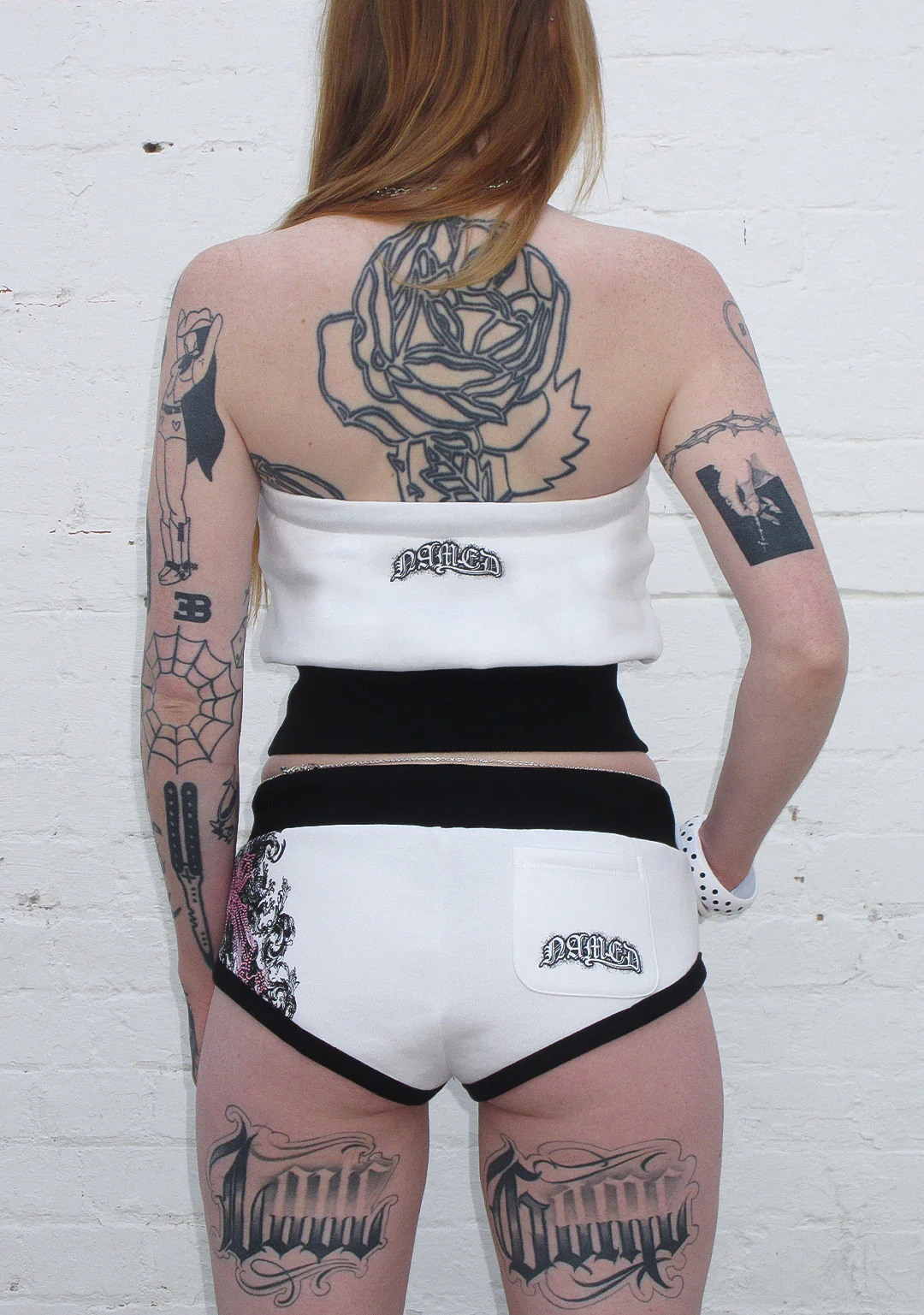VICE RHINESTONE TUBE TOP WHITE - Image 6